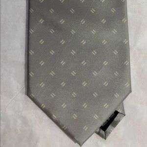 BALLY VINTAGE TIE SILVER MADE IN ITALY